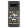 Father And Daughter Tide By Hand Heart To Heart Clear Case for Samsung®