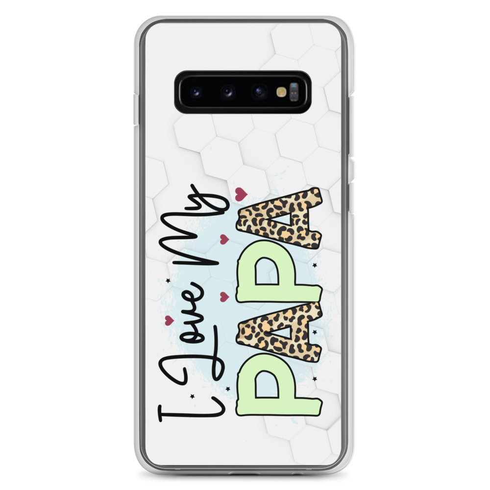 I Love My Papa Clear Case for Samsung®