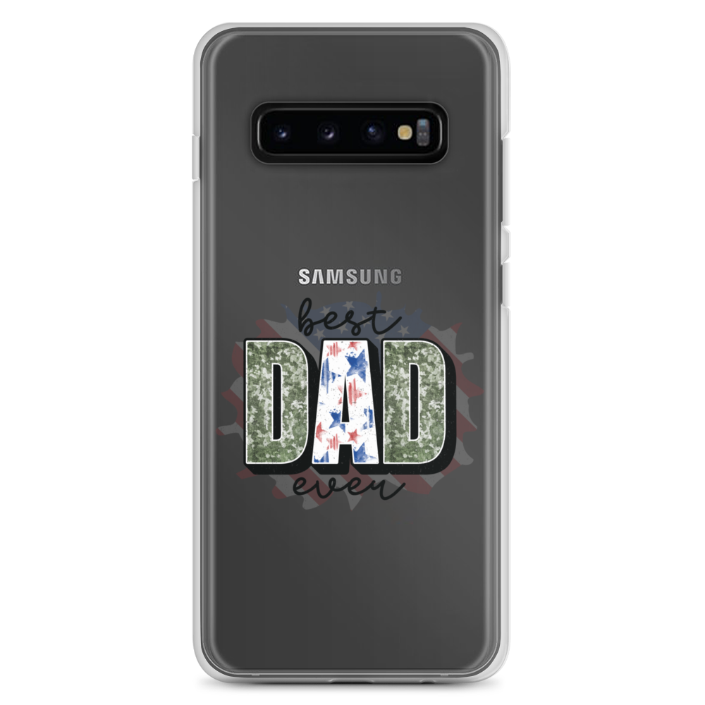 Best Dad Ever Clear Case for Samsung®