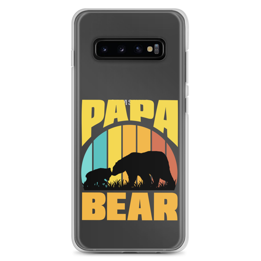 Papa Bear Clear Case for Samsung®