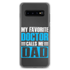 Mer Dad Don't Mess With My Mermaid Clear Case for Samsung®