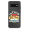 Papa Like A Grandpa Only Cooler Clear Case for Samsung®