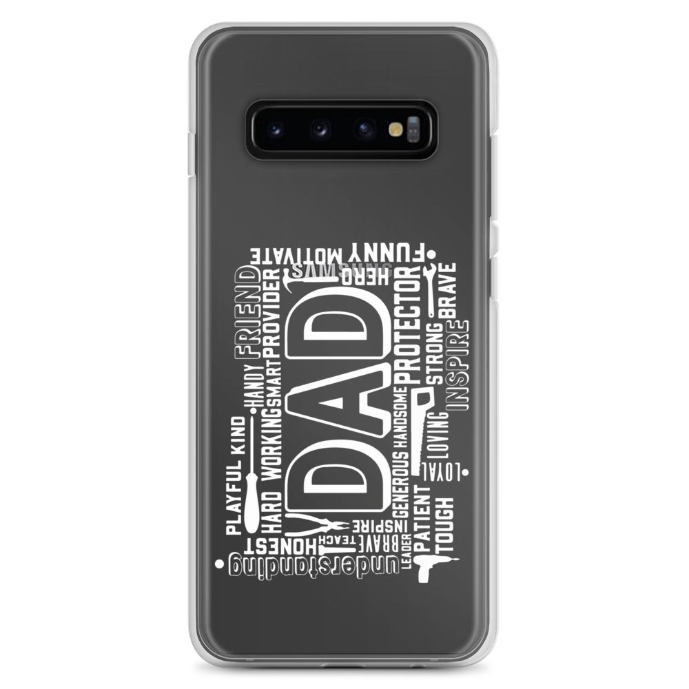 Dad Hardworking Smart Provider Friend Clear Case for Samsung®