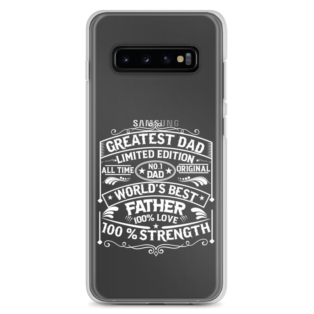 Greatest Dad Limited Edition All Time Clear Case for Samsung®