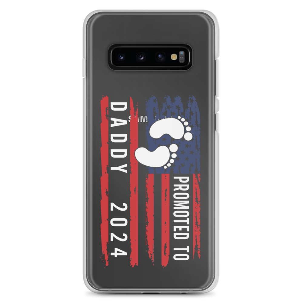 Promoted To Daddy 2024 Clear Case for Samsung®