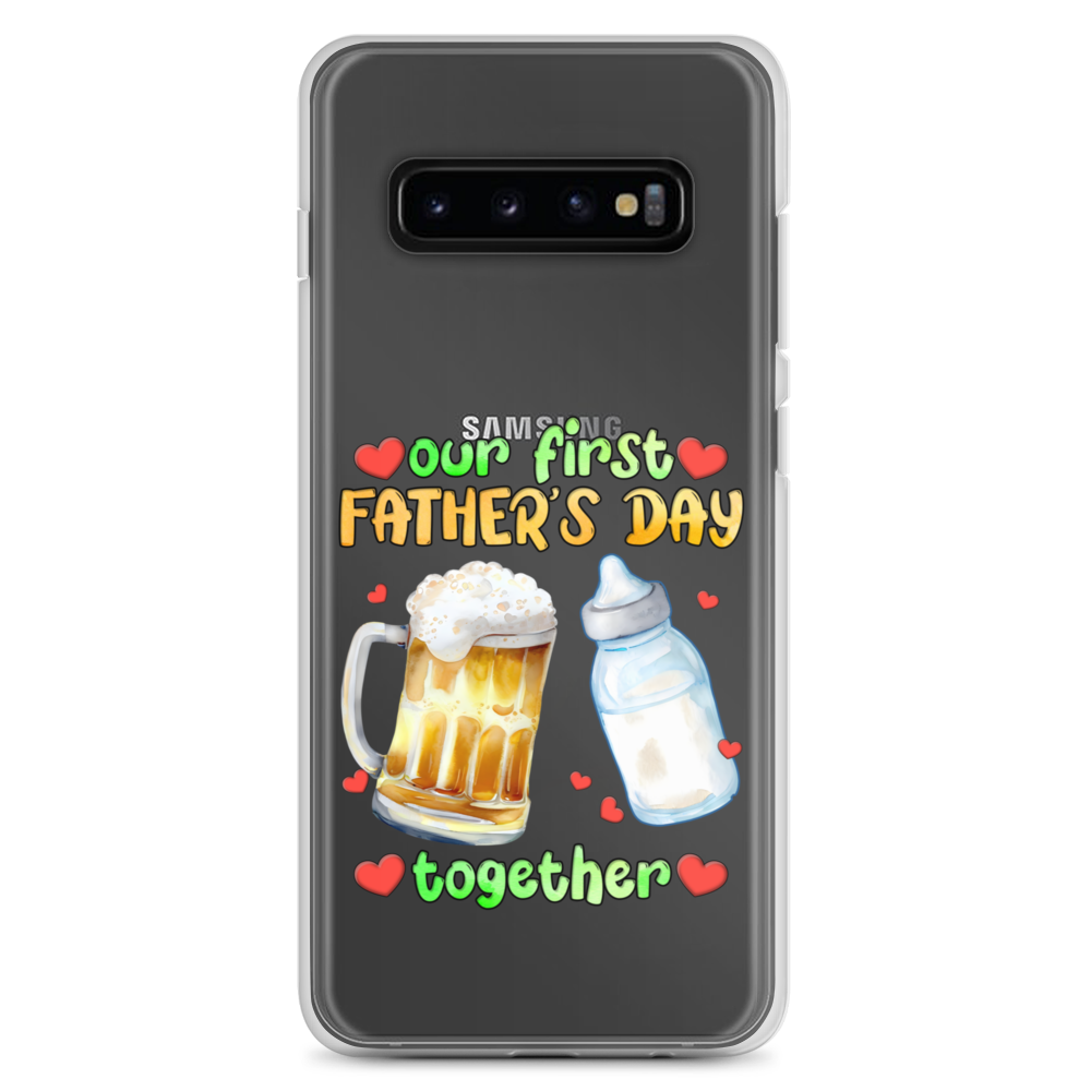 Our First Father's Day Together Clear Case for Samsung®