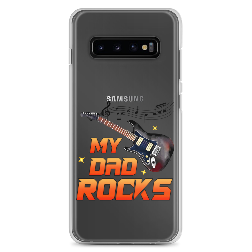 My Dad Rocks Clear Case for Samsung®