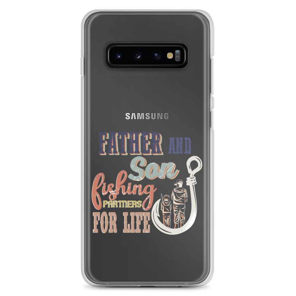 Father And Son Fishing Partners For Life Clear Case for Samsung®