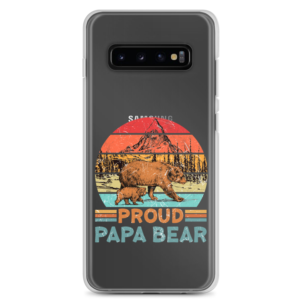 Proud Papa Bear Clear Case for Samsung®