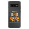 I Have Two Titles Dad And Papa And I Rock Them Both Clear Case for Samsung®