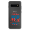 I Love Mom, Dad And USA Clear Case for Samsung®