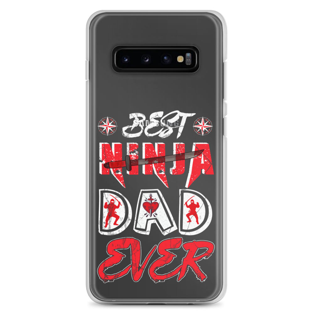 Best Ninja Dad Ever Clear Case for Samsung®