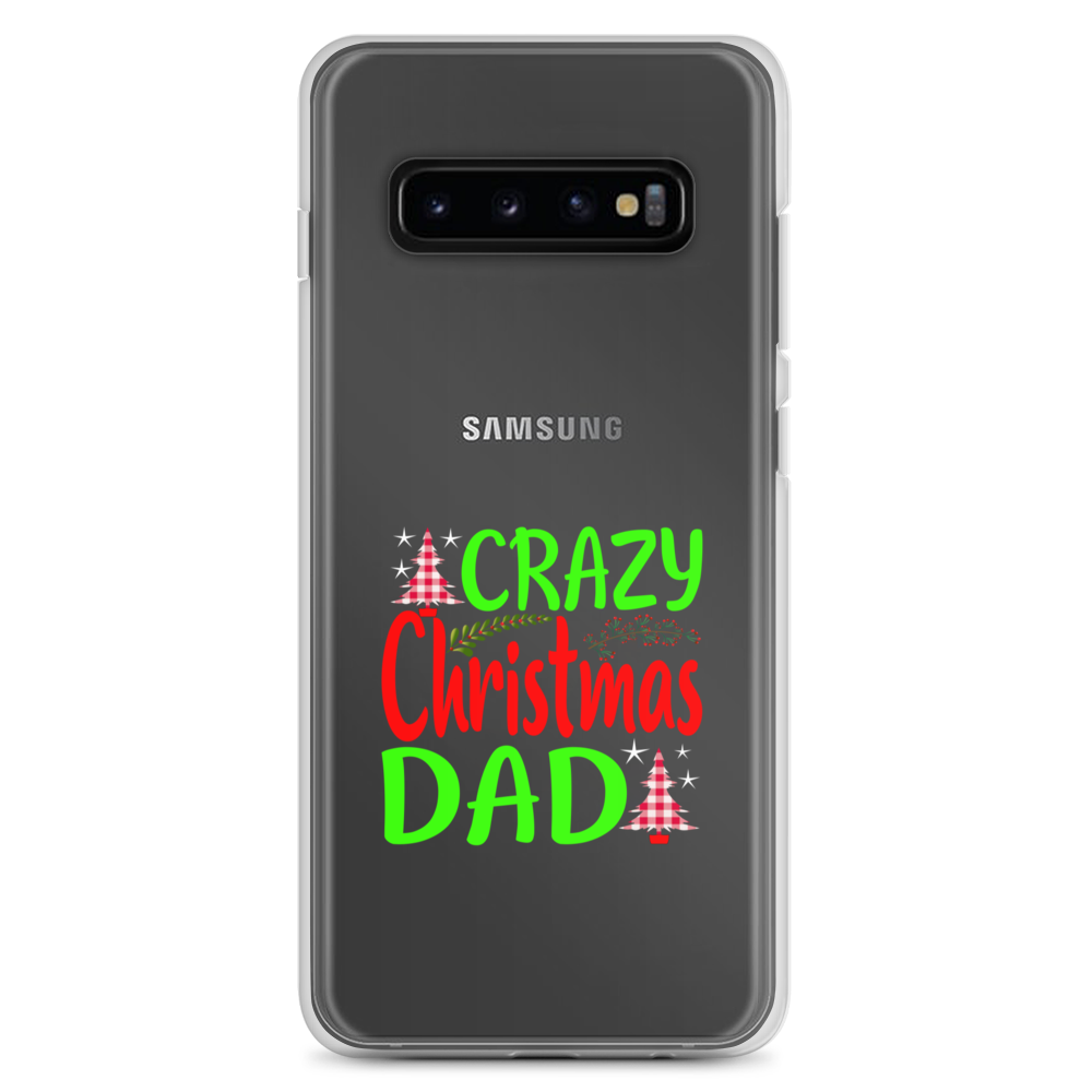 Crazy Christmas Dad Clear Case for Samsung®