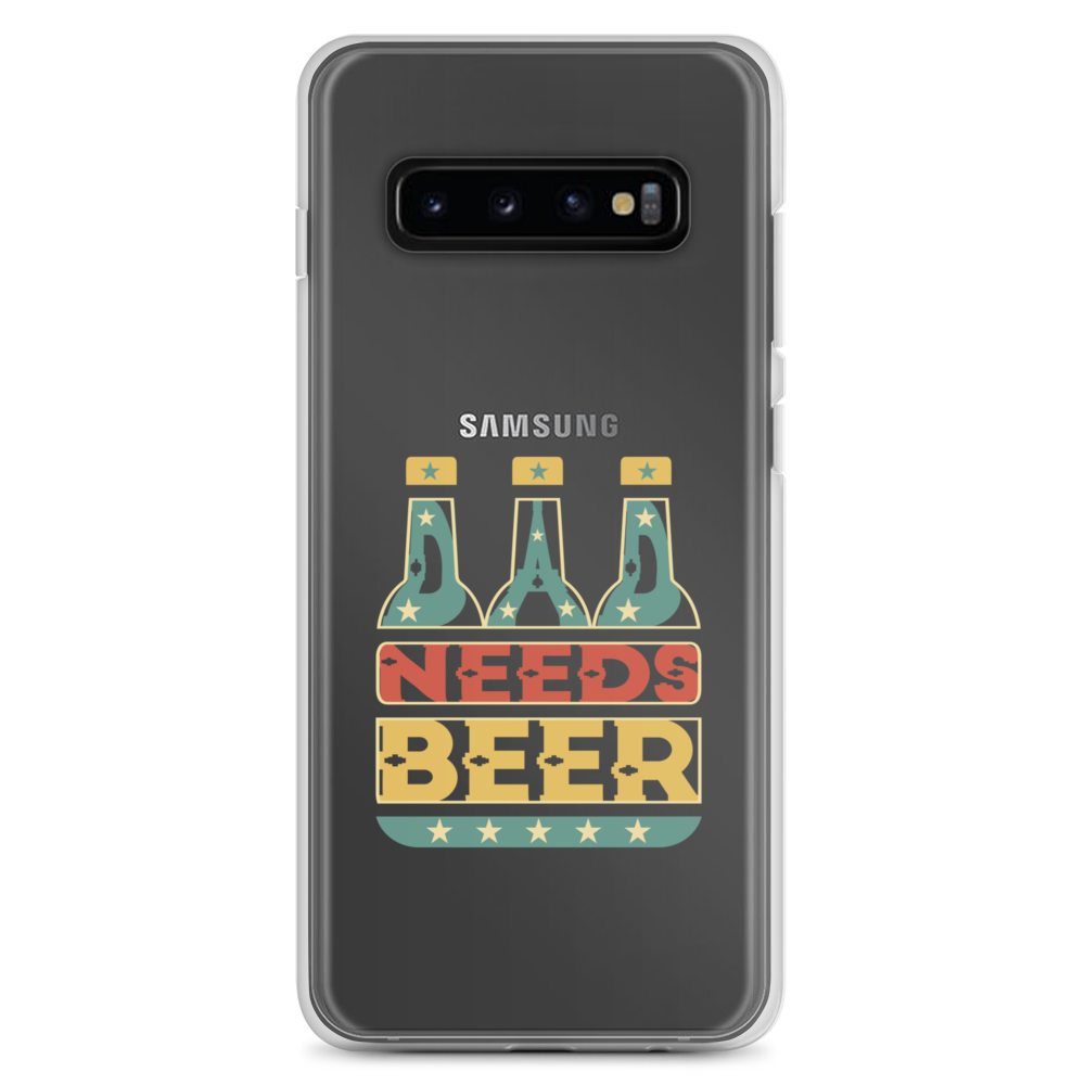 Dad Needs Beer Clear Case for Samsung®