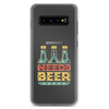 Dad Needs Beer Clear Case for Samsung®