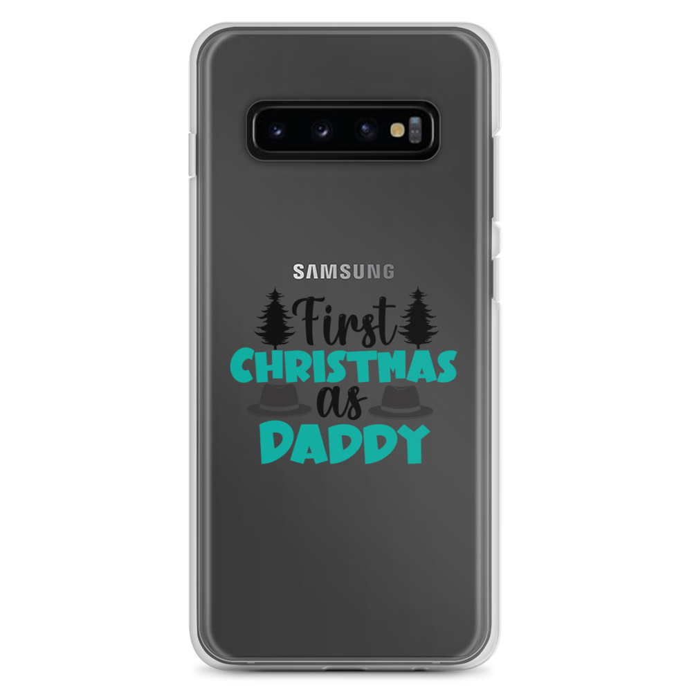 First Christmas As Daddy Clear Case for Samsung®