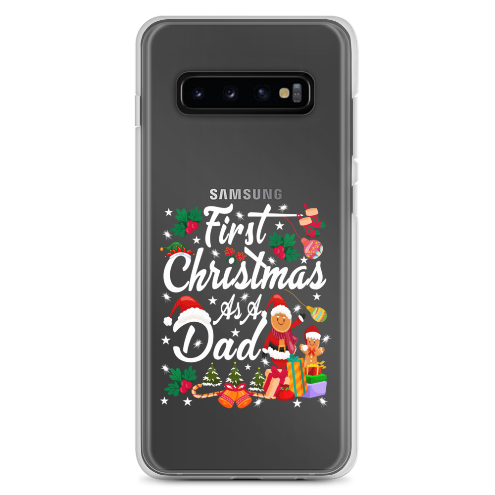 First Christmas As A Dad Clear Case for Samsung®