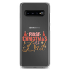 First Christmas As Dad Clear Case for Samsung®