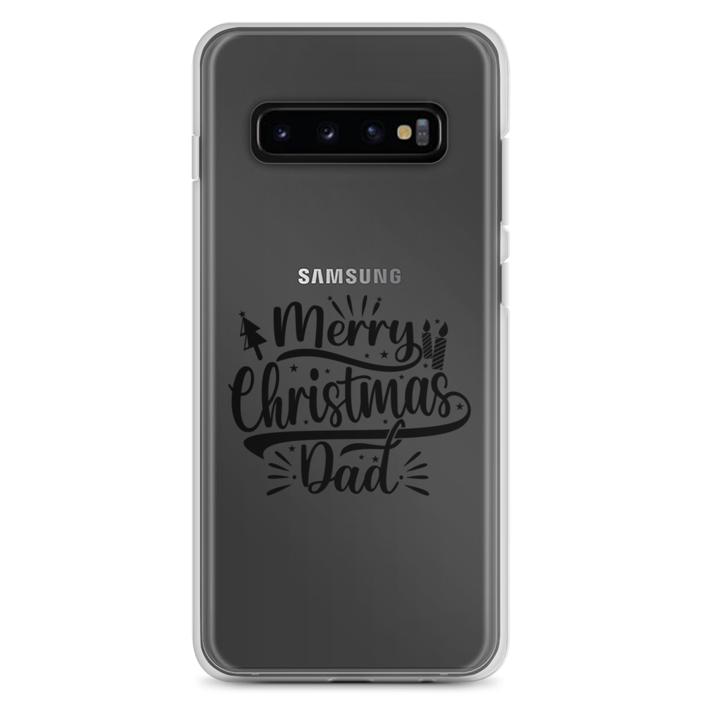 Merry Christmas Dad Clear Case for Samsung®