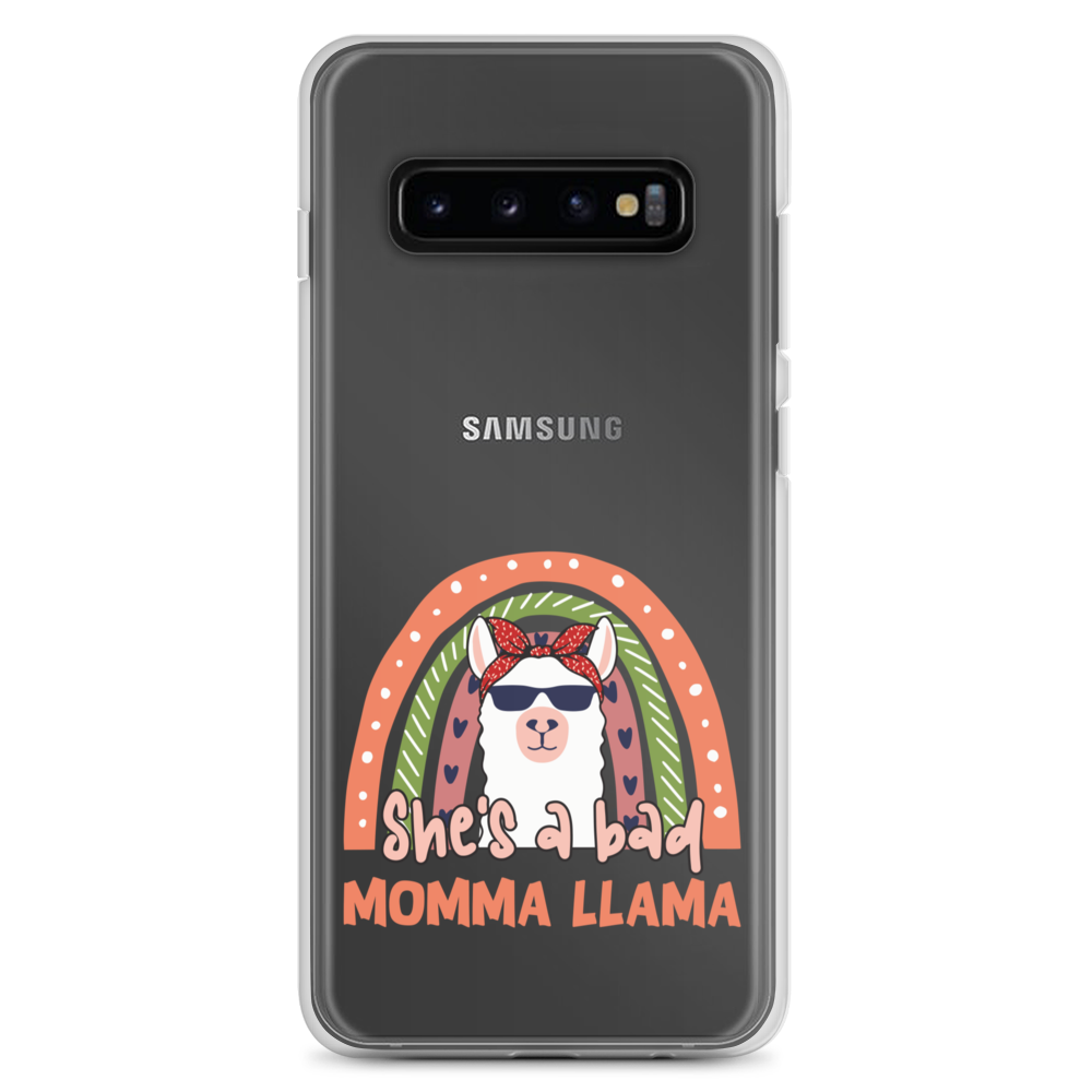 She's A Bad Momma Llama Clear Case for Samsung®