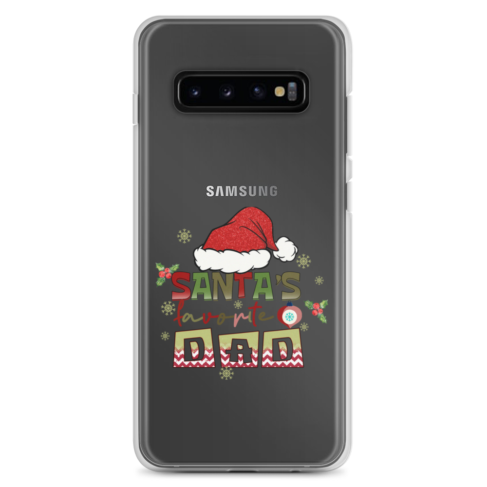 Santa's Favorite Dad Clear Case for Samsung®