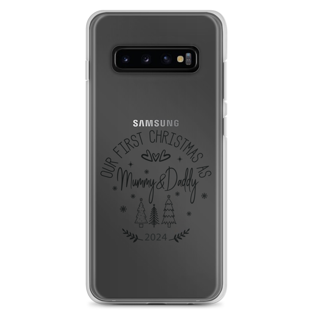 Our First Christmas As Daddy & Mummy 2024 Clear Case for Samsung®