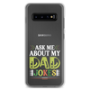 Ask Me About My Dad Jokes Clear Case for Samsung®