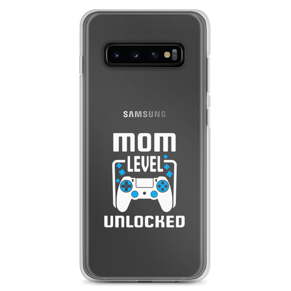 Mom Level Unlocked Clear Case for Samsung®