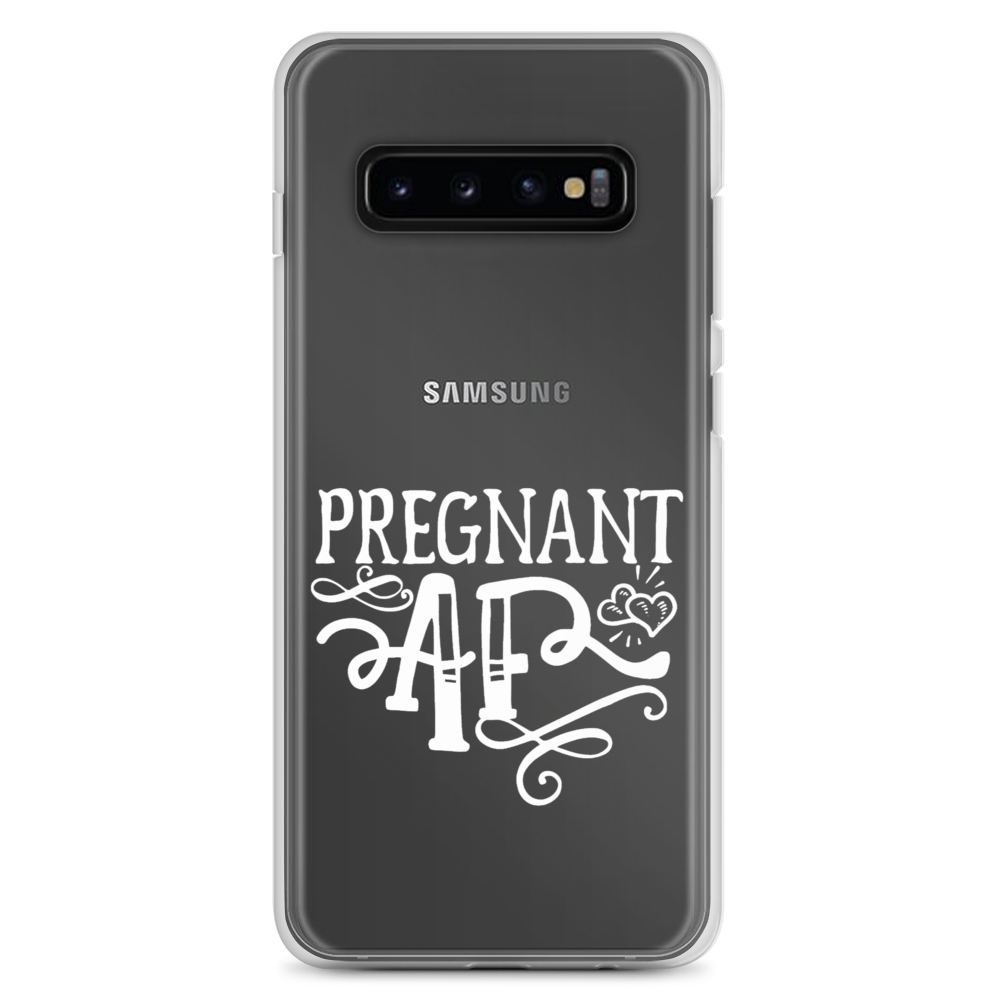 Pregnant AF Clear Case for Samsung®