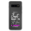 Just Want to Tell You A Secret I'm Pregnant Clear Case for Samsung®