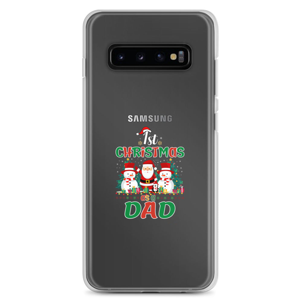 1st Christmas Dad Clear Case for Samsung®