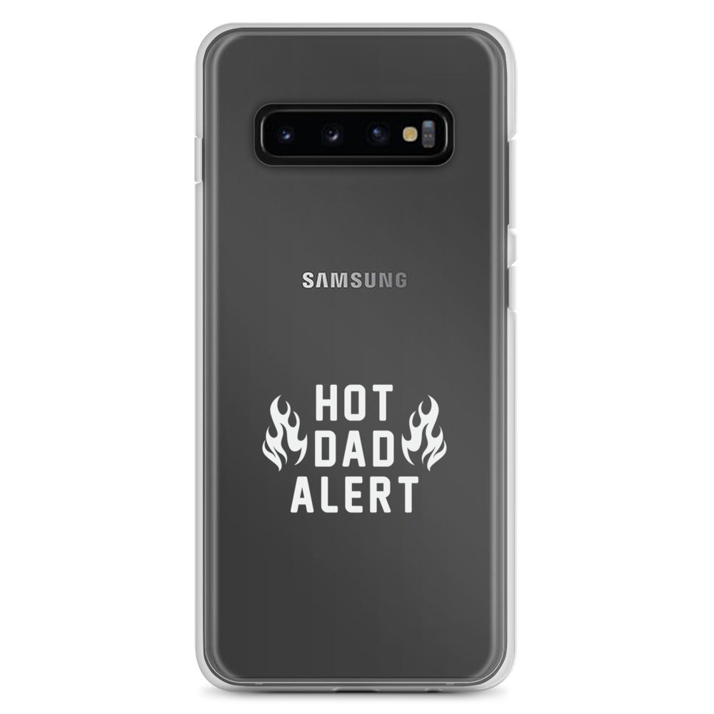 Hot Dad Alert Clear Case for Samsung®