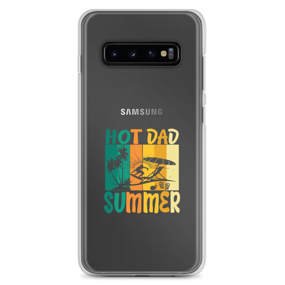 Hot Dad Summer Clear Case for Samsung®