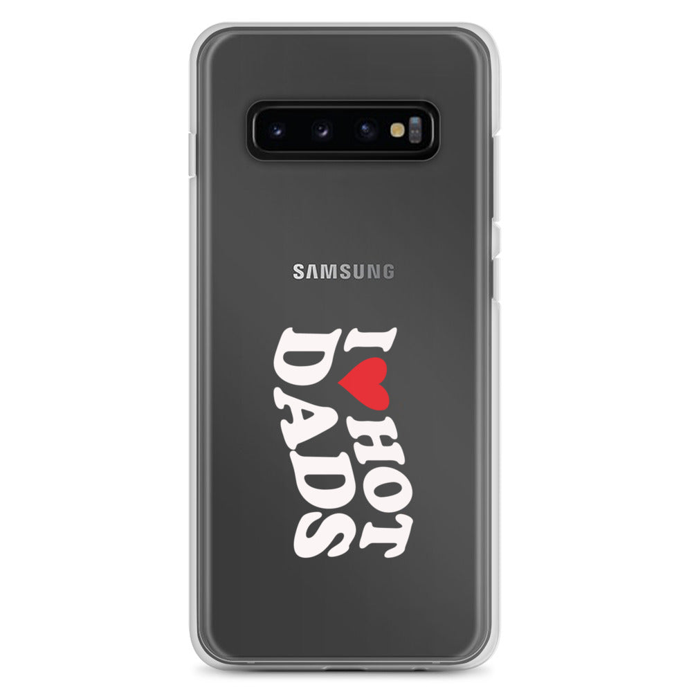 I Love Hot Dads Clear Case for Samsung®