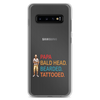 Papa, Bald Head, Bearded, Tattooed Clear Case for Samsung®