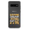 Surviving Fatherhood One Beer At A time Clear Case for Samsung®