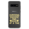 Surviving Fatherhood One Beer At A time Clear Case for Samsung®