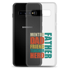 Mentor Dad Fiend Teacher Hero Father Clear Case for Samsung®