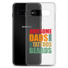 Awesome Dads Tattoos Beards Clear Case for Samsung®