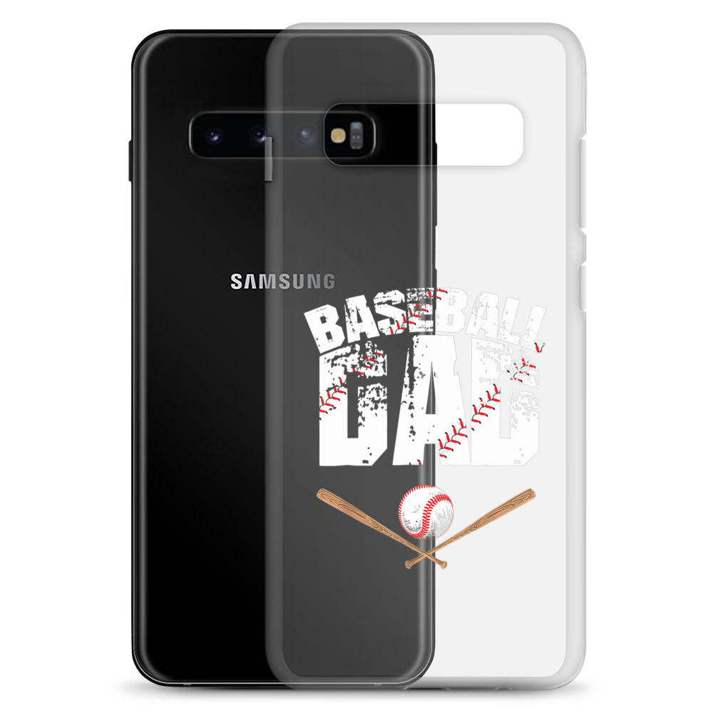 Baseball Dad Clear Case for Samsung®