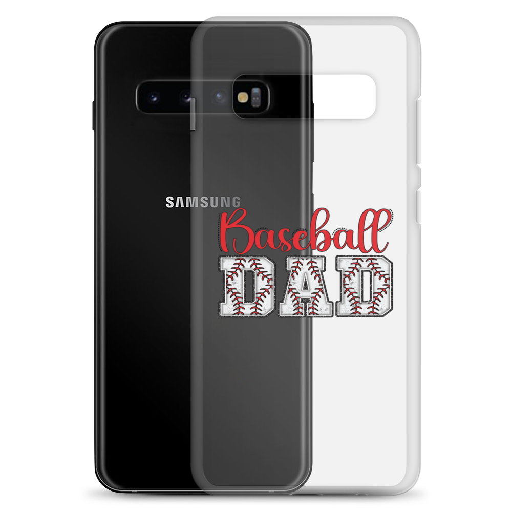 Baseball Dad Clear Case for Samsung®