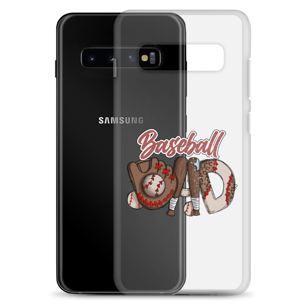 Baseball Dad Clear Case for Samsung®