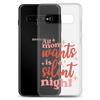 All Mom Wants Is A Silent Night Clear Case for Samsung®