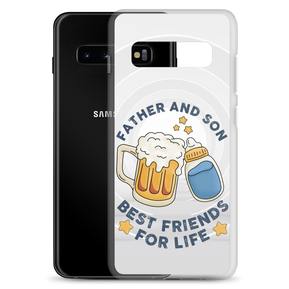 Father And Son Best Friends For Life Clear Case for Samsung®