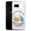 Father And Son Best Friends For Life Clear Case for Samsung®