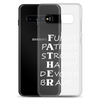 Funny Patient Strong Happy Devoted Brave Clear Case for Samsung®