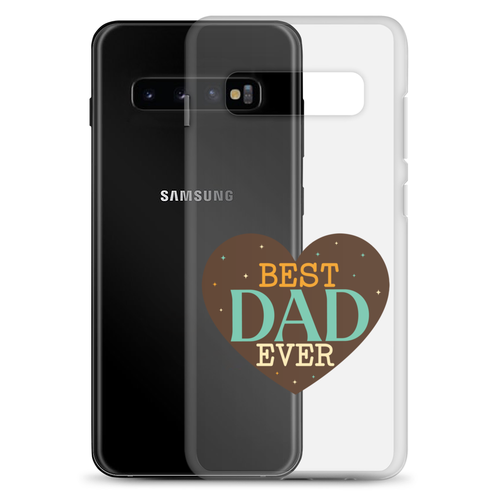 Best Dad Ever Clear Case for Samsung®