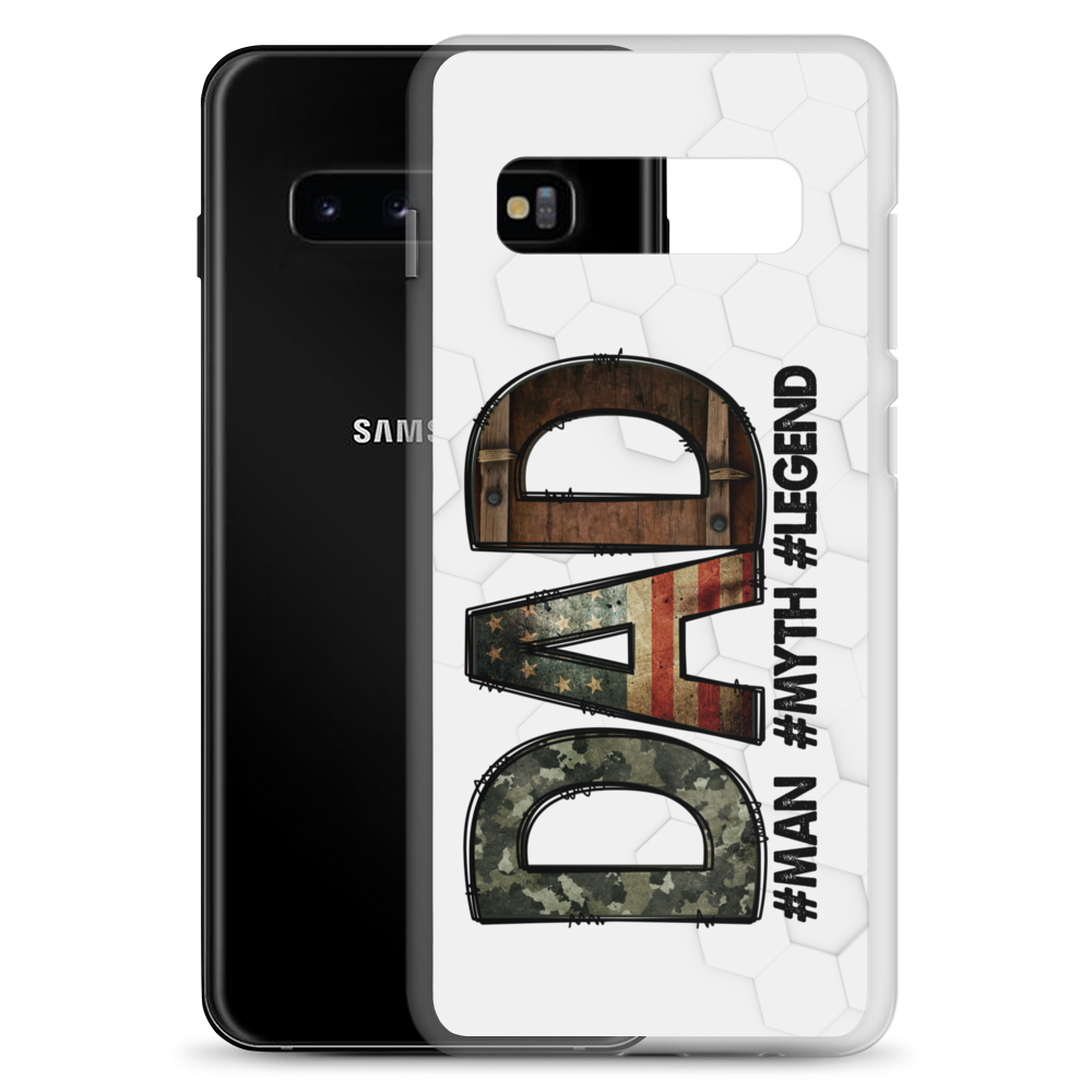 Dad #Man #Myth #Legend Clear Case for Samsung®