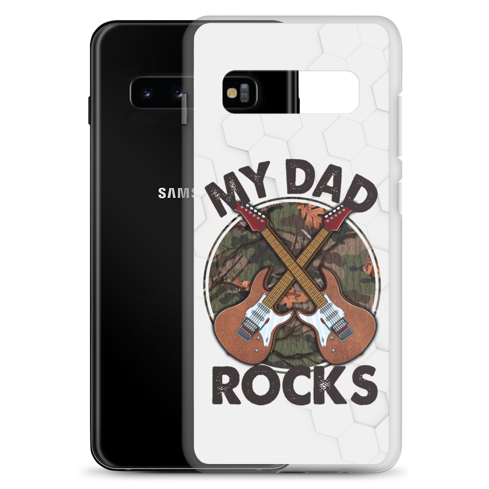 My Dad Rocks Clear Case for Samsung®