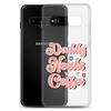 Daddy Needs Coffee Clear Case for Samsung®